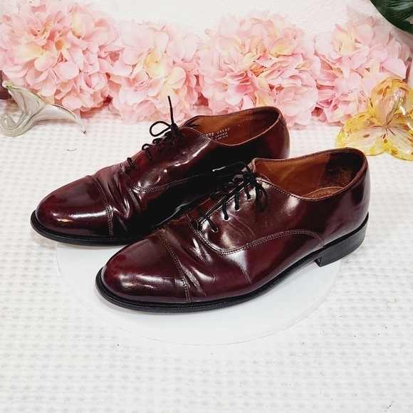 BOSTONIAN Classic Brownish Red Leather Oxfords Size 10M main image 5